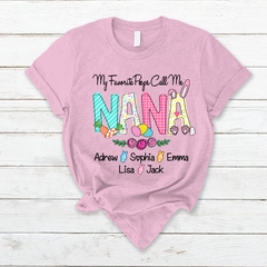 Lofaris Personalized My Favorite Peeps Easter Bunny T-Shirt