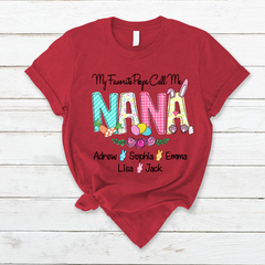 Lofaris Personalized My Favorite Peeps Easter Bunny T-Shirt
