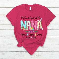 Lofaris Personalized My Favorite Peeps Easter Bunny T-Shirt