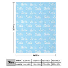 Lofaris Personalized Name Blanket Abstract Ground For Gift