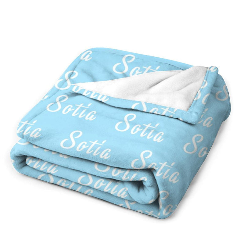 Lofaris Personalized Name Blanket Abstract Ground For Gift
