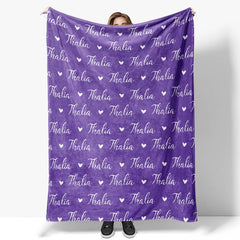 Lofaris Personalized Name Fleece Blanket for Kids¡¯ Gift