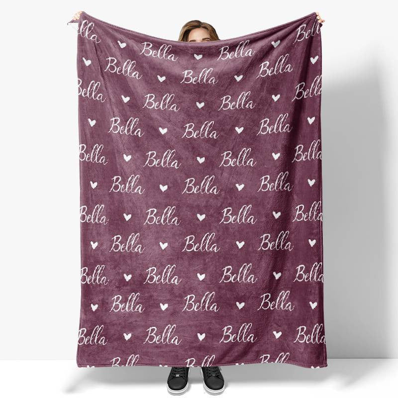 Lofaris Personalized Name Fleece Blanket for Kids¡¯ Gift