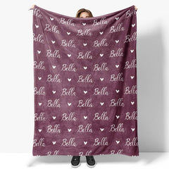 Lofaris Personalized Name Fleece Blanket for Kids¡¯ Gift