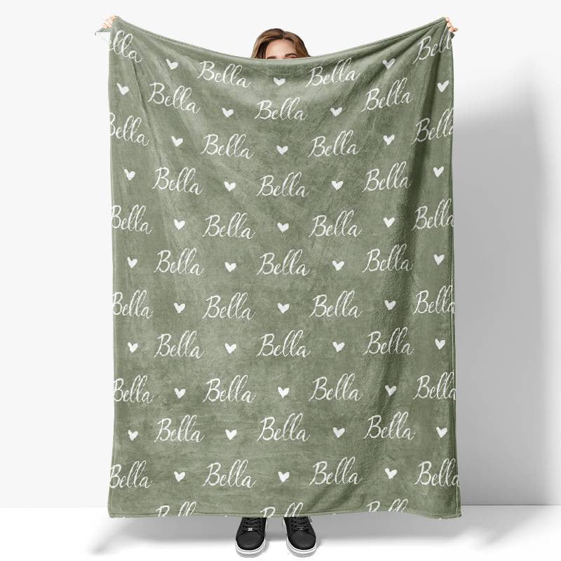 Lofaris Personalized Name Fleece Blanket for Kids¡¯ Gift