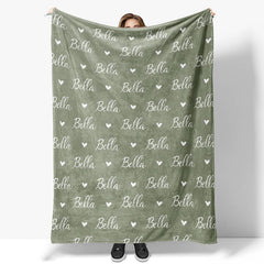 Lofaris Personalized Name Fleece Blanket for Kids¡¯ Gift