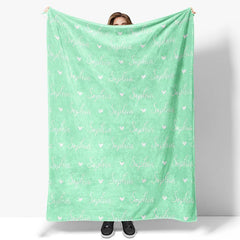 Lofaris Personalized Name Fleece Blanket for Kids¡¯ Gift