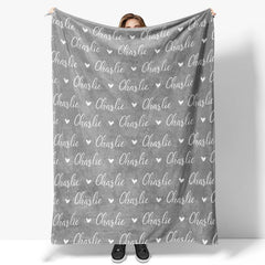 Lofaris Personalized Name Fleece Blanket for Kids¡¯ Gift