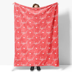 Lofaris Personalized Name Fleece Blanket for Kids¡¯ Gift
