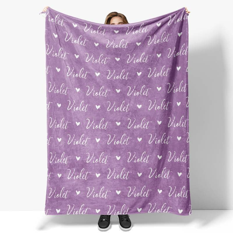 Lofaris Personalized Name Fleece Blanket for Kids¡¯ Gift