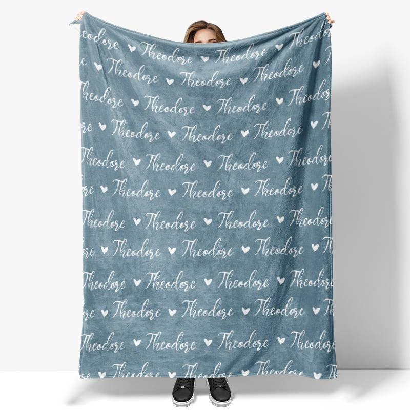 Lofaris Personalized Name Fleece Blanket for Kids¡¯ Gift