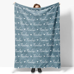 Lofaris Personalized Name Fleece Blanket for Kids¡¯ Gift