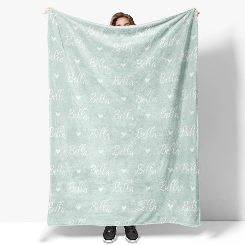 Lofaris Personalized Name Fleece Blanket for Kids¡¯ Gift