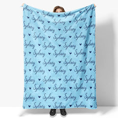 Lofaris Personalized Name Fleece Blanket for Kids¡¯ Gift