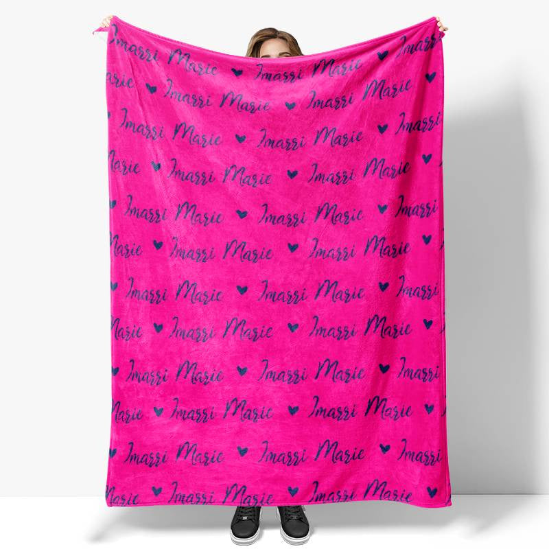 Lofaris Personalized Name Fleece Blanket for Kids¡¯ Gift
