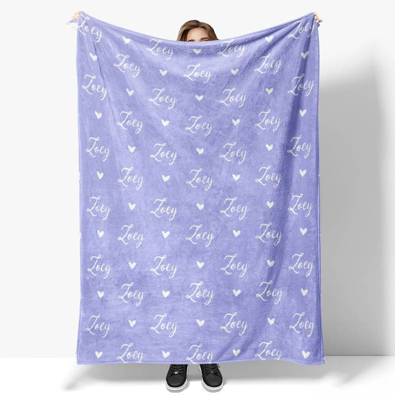 Lofaris Personalized Name Fleece Blanket for Kids¡¯ Gift