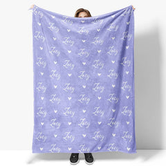 Lofaris Personalized Name Fleece Blanket for Kids¡¯ Gift