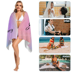 Lofaris Personalized Name Girls Trip In Progress Beach Towel