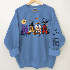 Lofaris Personalized Nana And Grandkids Halloween Shirt