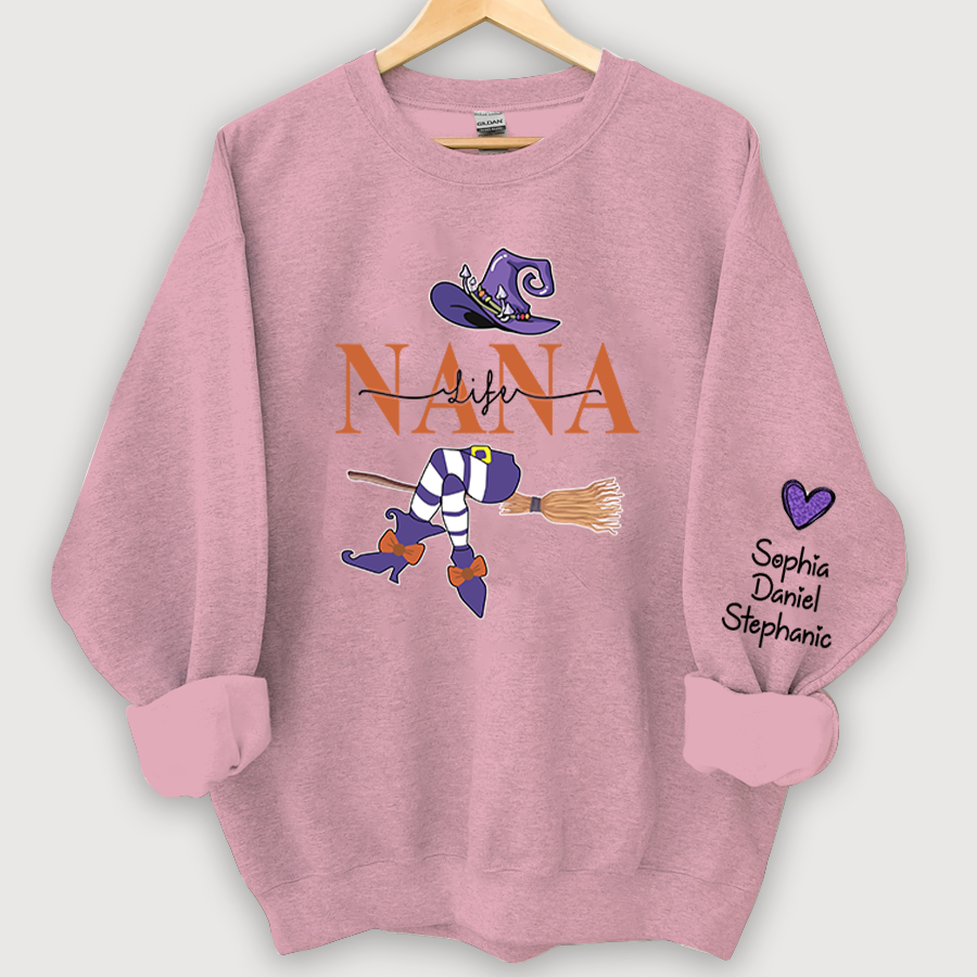 Lofaris Personalized Gigi Life Witch Halloween Sweatshirt Gma Fall