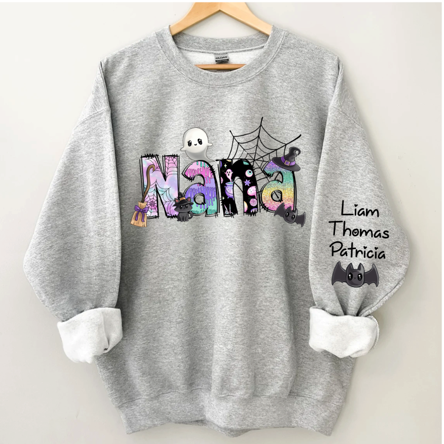 Lofaris Personalized Nana And Kids Halloween CTH01 Sweatshirt