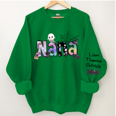 Lofaris Personalized Nana And Kids Halloween CTH01 Sweatshirt