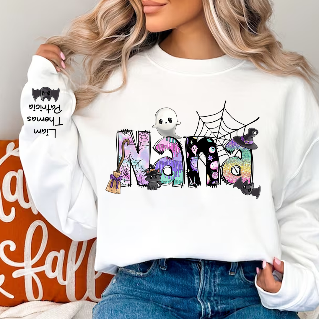 Lofaris Personalized Nana And Kids Halloween CTH01 Sweatshirt