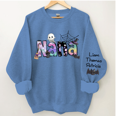 Lofaris Personalized Nana And Kids Halloween CTH01 Sweatshirt