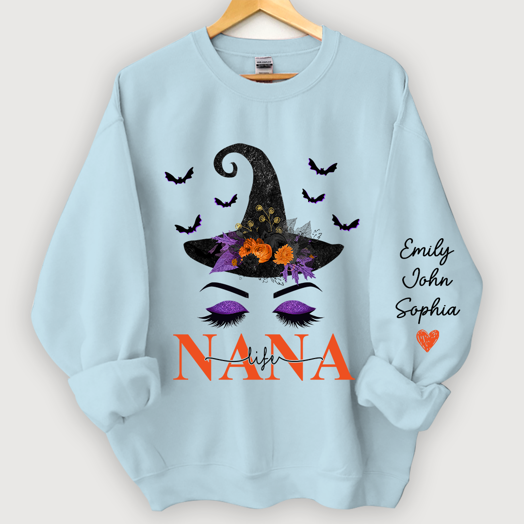 Lofaris Personalized Nanalife Hat Halloween And Grandkids Sweatshirt