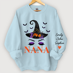 Lofaris Personalized Nanalife Hat Halloween And Grandkids Sweatshirt