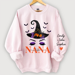 Lofaris Personalized Nanalife Hat Halloween And Grandkids Sweatshirt