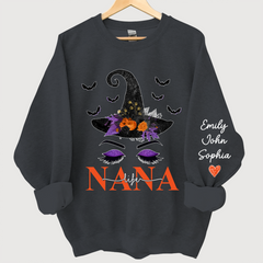 Lofaris Personalized Nanalife Hat Halloween And Grandkids Sweatshirt