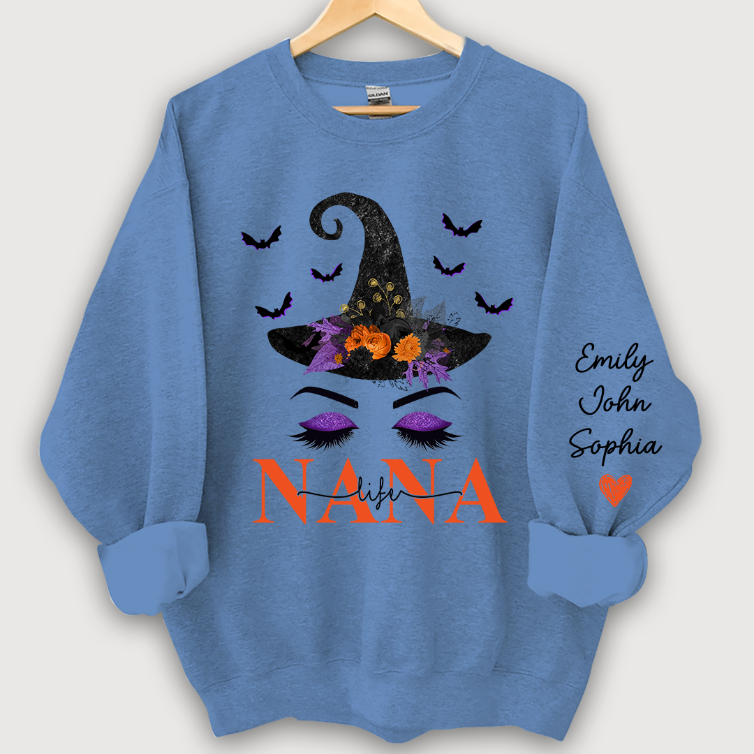 Lofaris Personalized Nanalife Hat Halloween And Grandkids Sweatshirt