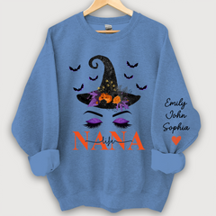 Lofaris Personalized Nanalife Hat Halloween And Grandkids Sweatshirt