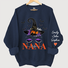Lofaris Personalized Nanalife Hat Halloween And Grandkids Sweatshirt