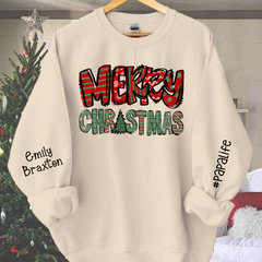 Lofaris Personalized Christmas Papa Shirt Grandpa Sweatshirt 03