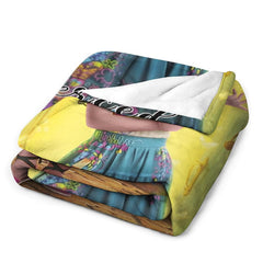 Lofaris Personalized Photo Minority Girl Arch Door Blanket