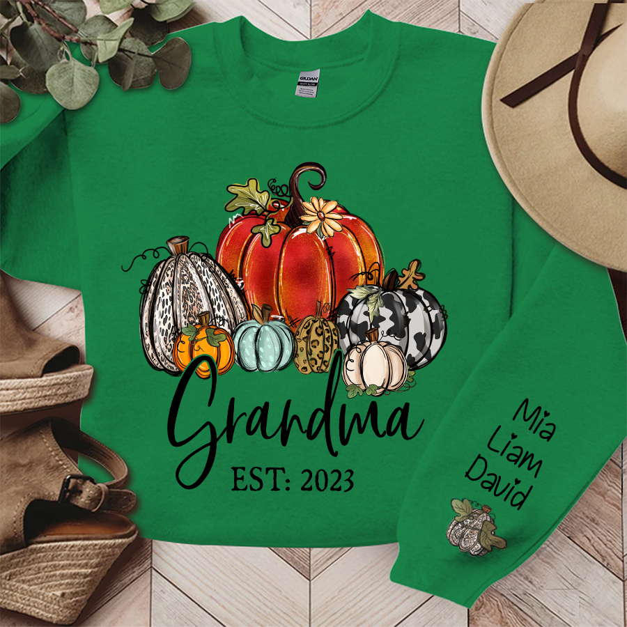 Lofaris Personalized Pumpkins Thanksgiving Fall Sweatshirt