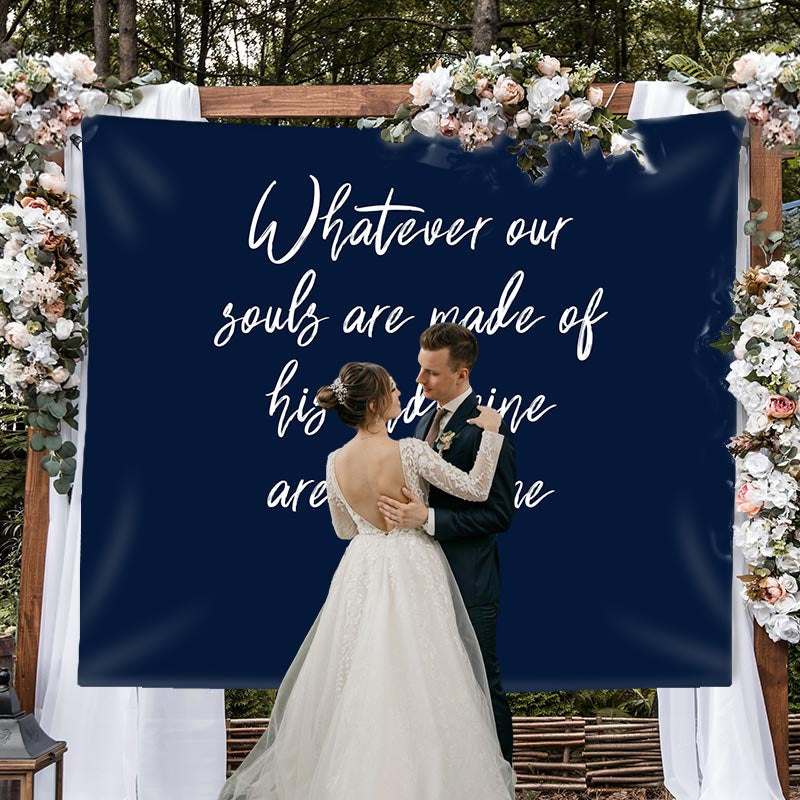 Lofaris Personalized Rustic Wedding Backdrop for Ceremory