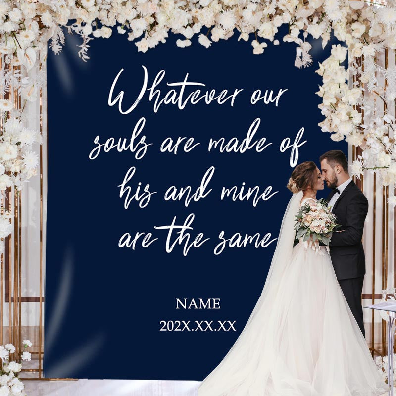 Lofaris Personalized Rustic Wedding Backdrop for Ceremory