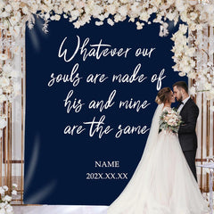 Lofaris Personalized Rustic Wedding Backdrop for Ceremory