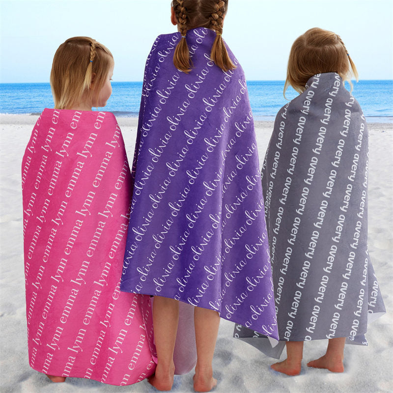 Lofaris Personalized Solid Summer Beach Towel With Name