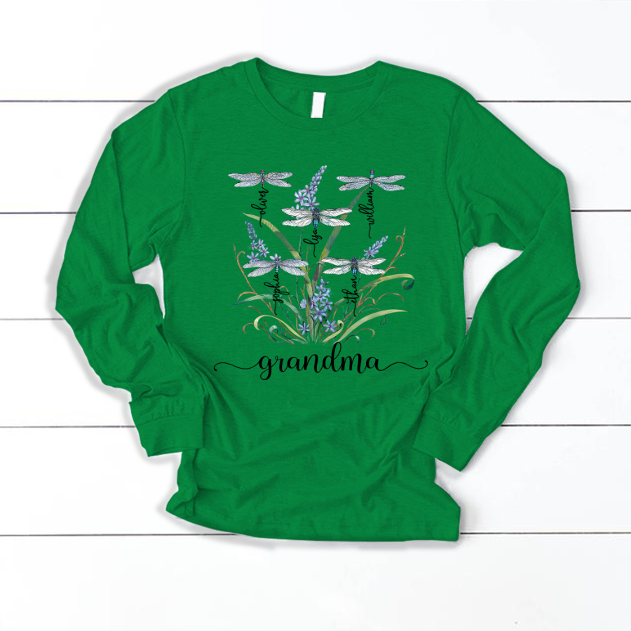Lofaris Personalized Sweet Family Gift Dragonfly Longsleeve