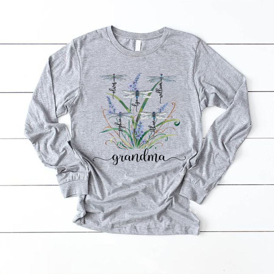 Lofaris Personalized Sweet Family Gift Dragonfly Longsleeve