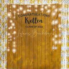 Lofaris Personalized Twinkle String Lights Graduation Backdrop Decor
