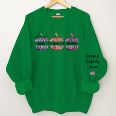 Lofaris Personalized Wife Mom Mimi Pumpkin Kids Sweatshirt