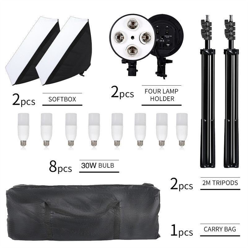 Lofaris Photography Softbox Lighting Stand Kit For Photo Studio