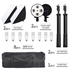 Lofaris Photography Softbox Lighting Stand Kit For Photo Studio