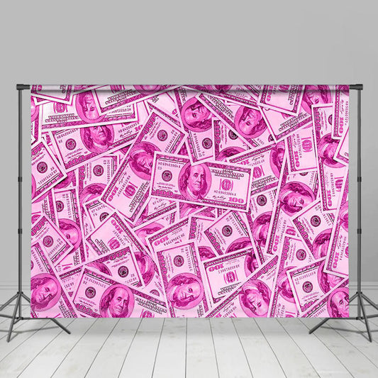 Lofaris Pink Countless Dollars Las Vegas Casino Backdrop