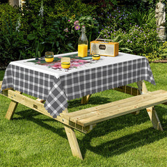 Lofaris Pink Floral Green Truck Butterfly Kitchen Tablecloth
